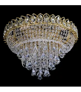 Люстра хрустальная Кольцо Капель (Шар-Пирамида) Люстра хрустальная Кольцо Капель (Шар-Пирамида)